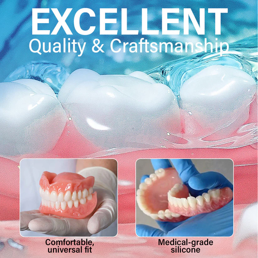 🦷 YAGOO® Medical Full Denture with Strong Suction ✅ Made and Shipped from the（USA）