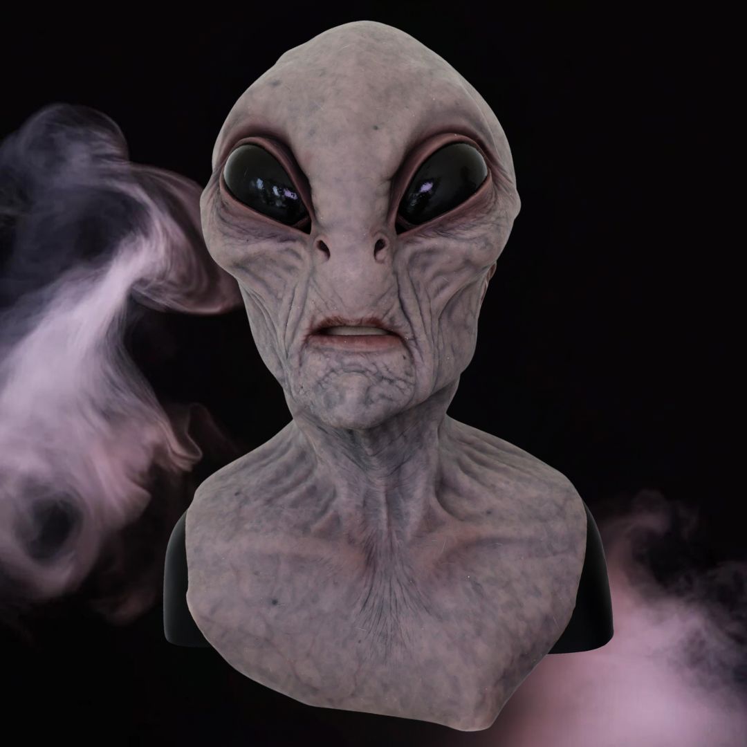 Official Special Offer: Ultra-Realistic Alien Area-51 Mask 🛸👽 – Limited Time Deal! 🚀💥